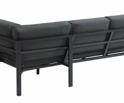 JUTLANDIA Loungeset VONGE 6-sits Svart -Sovrum Rea 120812