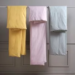 JYSK Påslakanset ELLEN 150x210 Ljuslila -Sovrum Rea 121103 1