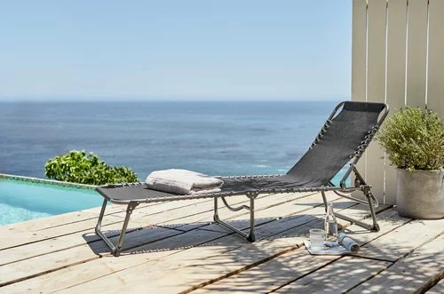 Solsäng HALDEN B60xL189 Svart 4 Solsäng HALDEN B60xL189 Svart - Bild 2