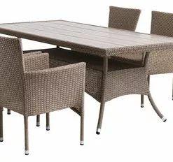 STRIB L200 Bord Natur + 4 AIDT Stol Natur 11 STRIB L200 Bord Natur + 4 AIDT Stol Natur -Sovrum Rea 121409