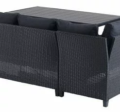 Loungeset ULLEHUSE 6-sits Svart -Sovrum Rea 121473