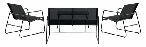 Loungeset YDBY 4-sits Svart 5 Loungeset YDBY 4-sits Svart - Bild 3