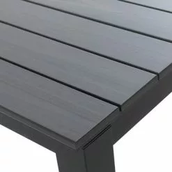 JUTLANDIA MOSS L214/315 Bord Grå + 4 MYSEN Stol Grå -Sovrum Rea 121532