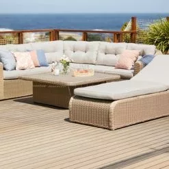 JUTLANDIA Loungeset TAMBOHUSE 5-sits Natur 8 JUTLANDIA Loungeset TAMBOHUSE 5-sits Natur -Sovrum Rea 121854