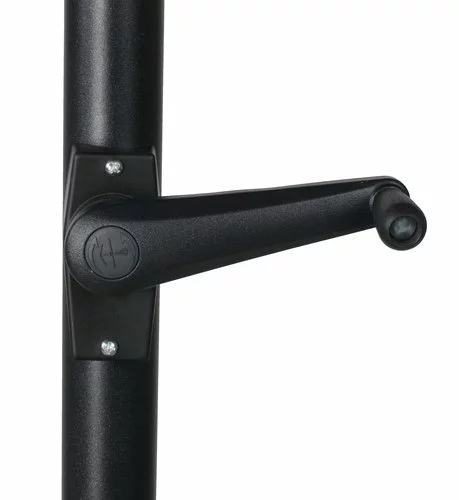 Marknadsparasoll NAPPEDAM Ø250 Mörkgrå 4 Marknadsparasoll NAPPEDAM Ø250 Mörkgrå - Bild 2