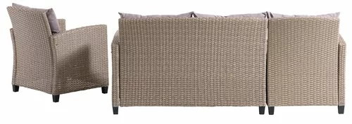 Loungeset MORA 4-sits M/schäslong Natur 7 Loungeset MORA 4-sits M/schäslong Natur - Bild 5