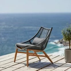 JUTLANDIA Loungestol DANNEMARE Grå -Sovrum Rea 122328