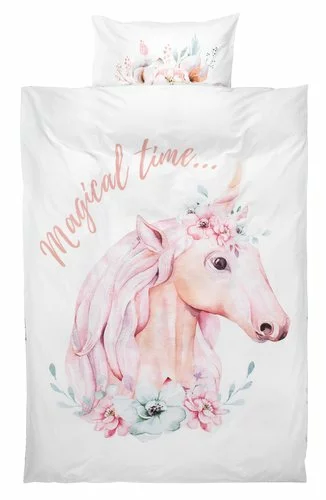 KRONBORG Påslakanset ELISE 150x210 Rosa/vit 3 KRONBORG Påslakanset ELISE 150x210 Rosa/vit