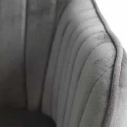 JYSK Internal Fåtölj ONSEVIG Sammet Grå/svart 21 JYSK Internal Fåtölj ONSEVIG Sammet Grå/svart -Sovrum Rea 126597