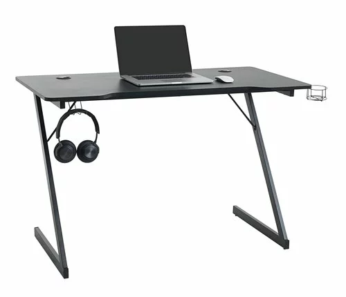 JYSK Internal Gamingbord HALSTED 60x120 M/mugg- + Hörlurshållare Svart 5 JYSK Internal Gamingbord HALSTED 60x120 M/mugg- + Hörlurshållare Svart - Bild 3