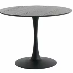 JYSK Internal Matbord RINGSTED Ø100 Svart Ask