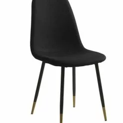 Framsida 11 Matstol JONSTRUP Svart/guld