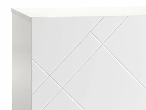 Skänk LADBY 2 Dörrar Mönster Vit 9 Skänk LADBY 2 Dörrar Mönster Vit - Bild 7