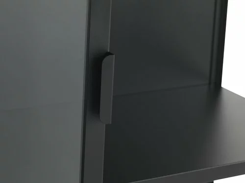 JYSK Internal Vitrinskåp VIRUM 2 Dörrar Svart 33 JYSK Internal Vitrinskåp VIRUM 2 Dörrar Svart - Bild 31