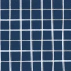 KRONBORG Påslakanset KARIN Percale 150x210 Vit/blå -Sovrum Rea 128538