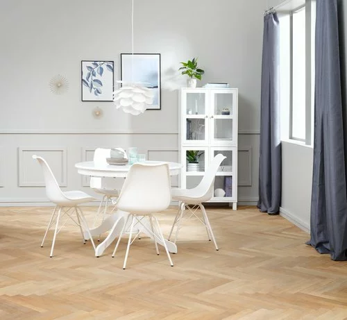 Matbord ASKEBY Ø100 Vit 6 Matbord ASKEBY Ø100 Vit - Bild 4