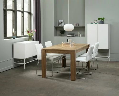 Skänk LADBY 2 Dörrar Mönster Vit 10 Skänk LADBY 2 Dörrar Mönster Vit - Bild 8