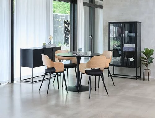 JYSK Internal Vitrinskåp VIRUM 2 Dörrar Svart 5 JYSK Internal Vitrinskåp VIRUM 2 Dörrar Svart - Bild 3