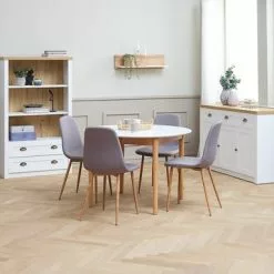 JYSK Internal Skänk MARKSKEL 3 Dörrar Vit/ek 41 JYSK Internal Skänk MARKSKEL 3 Dörrar Vit/ek -Sovrum Rea 128738