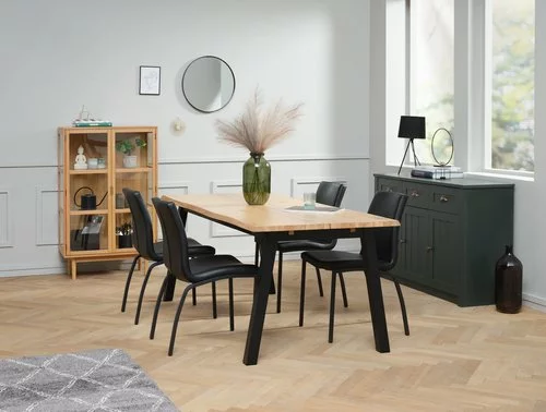 Matstol ASAA Svart Konstläder 10 Matstol ASAA Svart Konstläder - Bild 8