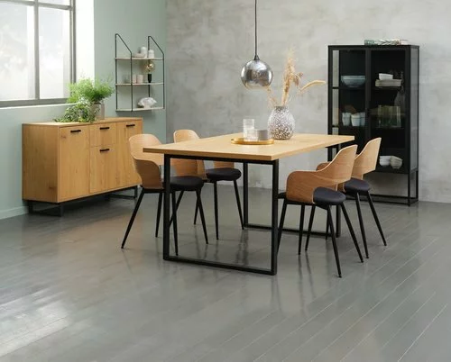 JYSK Internal Skänk AABENRAA 3 Dörrar Ek/svart 8 JYSK Internal Skänk AABENRAA 3 Dörrar Ek/svart - Bild 6