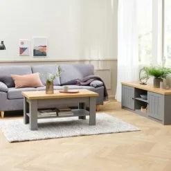 Soffa GEDVED 3-sits Grå -Sovrum Rea 128800