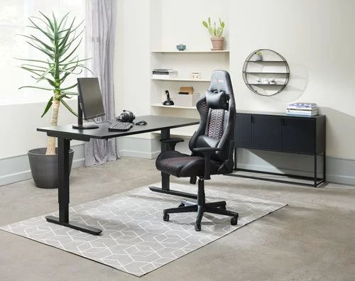 JYSK Internal Gamingstol NIBE Svart/röd 3 JYSK Internal Gamingstol NIBE Svart/röd - Bild 2