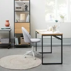 JYSK Internal Skrivbord AABENRAA 55x110 Ek/svart 10 JYSK Internal Skrivbord AABENRAA 55x110 Ek/svart -Sovrum Rea 128839