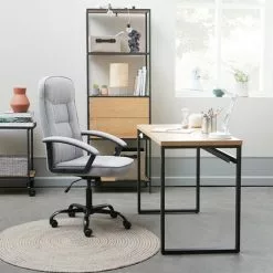 JYSK Internal Skrivbord AABENRAA 55x110 Ek/svart 11 JYSK Internal Skrivbord AABENRAA 55x110 Ek/svart -Sovrum Rea 128840