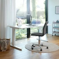 JYSK Internal Höj-/sänk Skrivbord SLANGERUP 80x160 Vit 12 JYSK Internal Höj-/sänk Skrivbord SLANGERUP 80x160 Vit -Sovrum Rea 128841 1