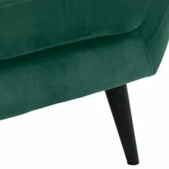 Fåtölj EGEDAL Sammet Mörkgrön -Sovrum Rea 130899