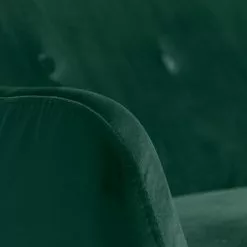 Soffa EGEDAL 2,5-sits Grön Sammet -Sovrum Rea 130902