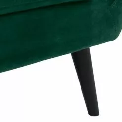 Soffa EGEDAL 2,5-sits Grön Sammet -Sovrum Rea 130903