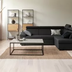 Hörnbäddsoffa SAHL Mörkgrå -Sovrum Rea 130977