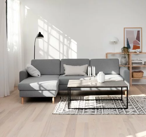 Schäslongsoffa SVALBARD Ljusgrå 9 Schäslongsoffa SVALBARD Ljusgrå - Bild 7