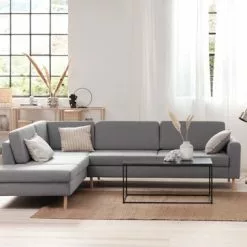 Soffa SVALBARD öppen ände Vänster L.grå 10 Soffa SVALBARD öppen ände Vänster L.grå -Sovrum Rea 131001