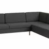 Soffa SVALBARD öppen ände Höger Mörkgrå -Sovrum Rea 131010