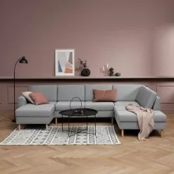 Hörnsoffa SVALBARD Höger Ljusgrå 11 Hörnsoffa SVALBARD Höger Ljusgrå -Sovrum Rea 131025