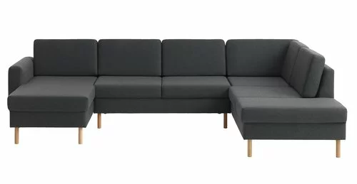Hörnsoffa SVALBARD Höger Mörkgrå 4 Hörnsoffa SVALBARD Höger Mörkgrå - Bild 2