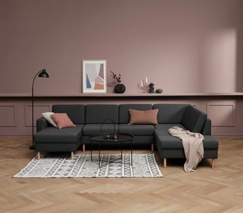 Hörnsoffa SVALBARD Höger Mörkgrå 6 Hörnsoffa SVALBARD Höger Mörkgrå - Bild 4