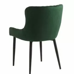 Matstol PEBRINGE Sammet Grön/svart -Sovrum Rea 131205
