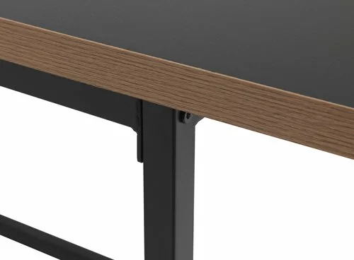 Matbord EGUM 90x160 Svart/ek 4 Matbord EGUM 90x160 Svart/ek - Bild 2