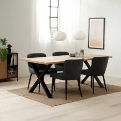 JYSK Internal Matstol PEBRINGE Grå/svart -Sovrum Rea 131833