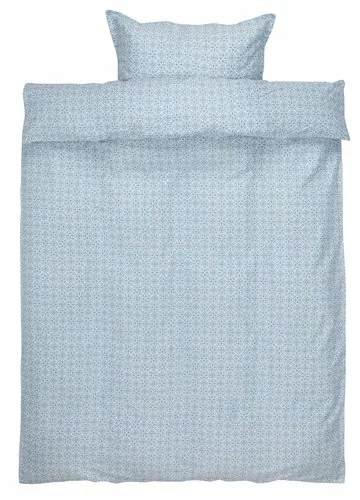KRONBORG Påslakanset TINA Satin 150x210 Blå 3 KRONBORG Påslakanset TINA Satin 150x210 Blå