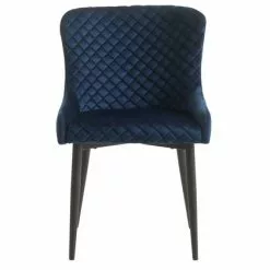 JYSK Internal Matstol PEBRINGE Sammet Blå/svart 21 JYSK Internal Matstol PEBRINGE Sammet Blå/svart -Sovrum Rea 132227