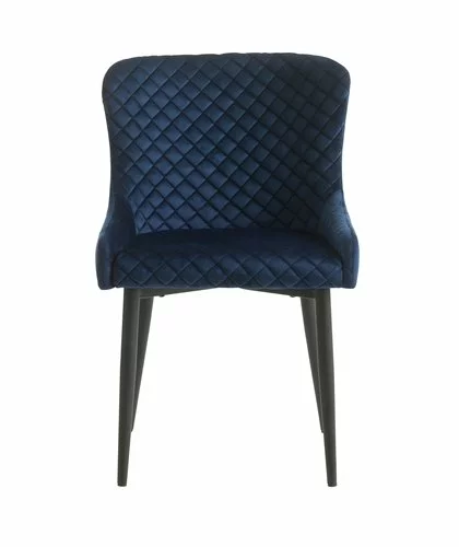 JYSK Internal Matstol PEBRINGE Sammet Blå/svart 11 JYSK Internal Matstol PEBRINGE Sammet Blå/svart - Bild 9