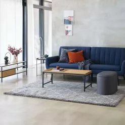 JYSK Internal Puff GISLEV 65x36 M/förvaring Asfaltfärgat Tyg -Sovrum Rea 132284 1