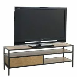 JYSK Internal TV-bänk TRAPPEDAL Ek/svart 21 JYSK Internal TV-bänk TRAPPEDAL Ek/svart -Sovrum Rea 132285