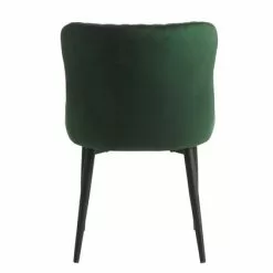 Matstol PEBRINGE Sammet Grön/svart -Sovrum Rea 132323