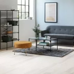 Puff PADBORG Ø62 Curryfärgad Sammet/guld 12 Puff PADBORG Ø62 Curryfärgad Sammet/guld -Sovrum Rea 132531